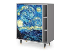 Aparador - 96х110х41 cm - BS6 - The Starry Night , Gris