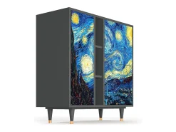 Aparador - 94х96х41 cm - BS5 - The Starry Night , Antracita