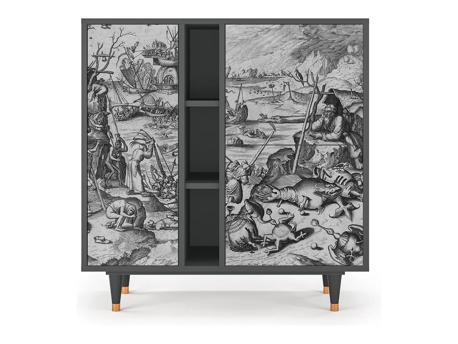Aparador - 94х96х41 cm - BS5 - The Temptation, Antracita