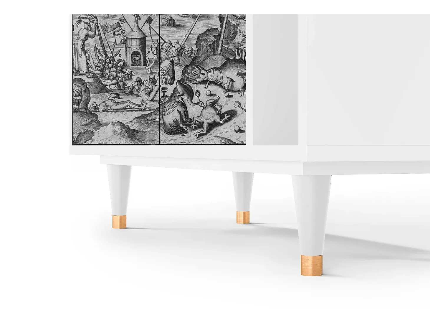 Aparador - 96х110х41 cm - BS6 - The Temptation, Blanco
