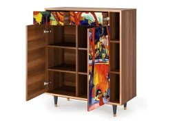 Aparador - 96х110х41 cm - BS6 - The Turning Road, Nogal