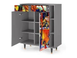 Aparador - 96х110х41 cm - BS6 - The Turning Road, Gris
