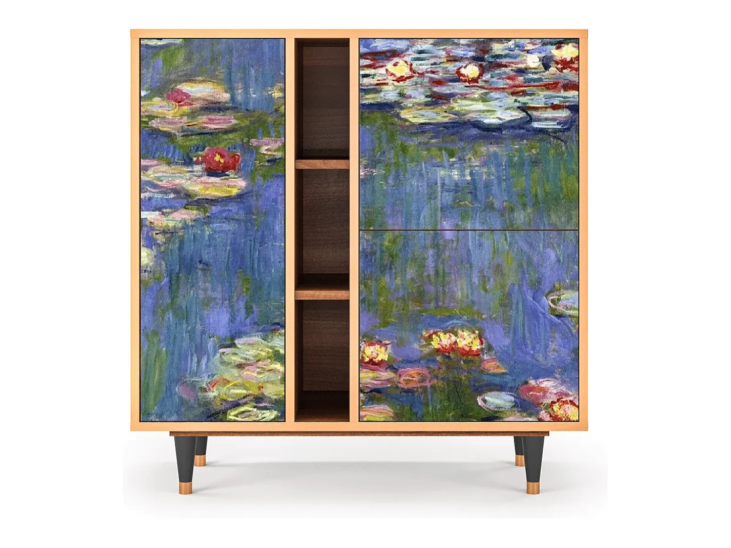 Aparador - 94х96х41 cm - BS5 - The water lily pond , Nogal