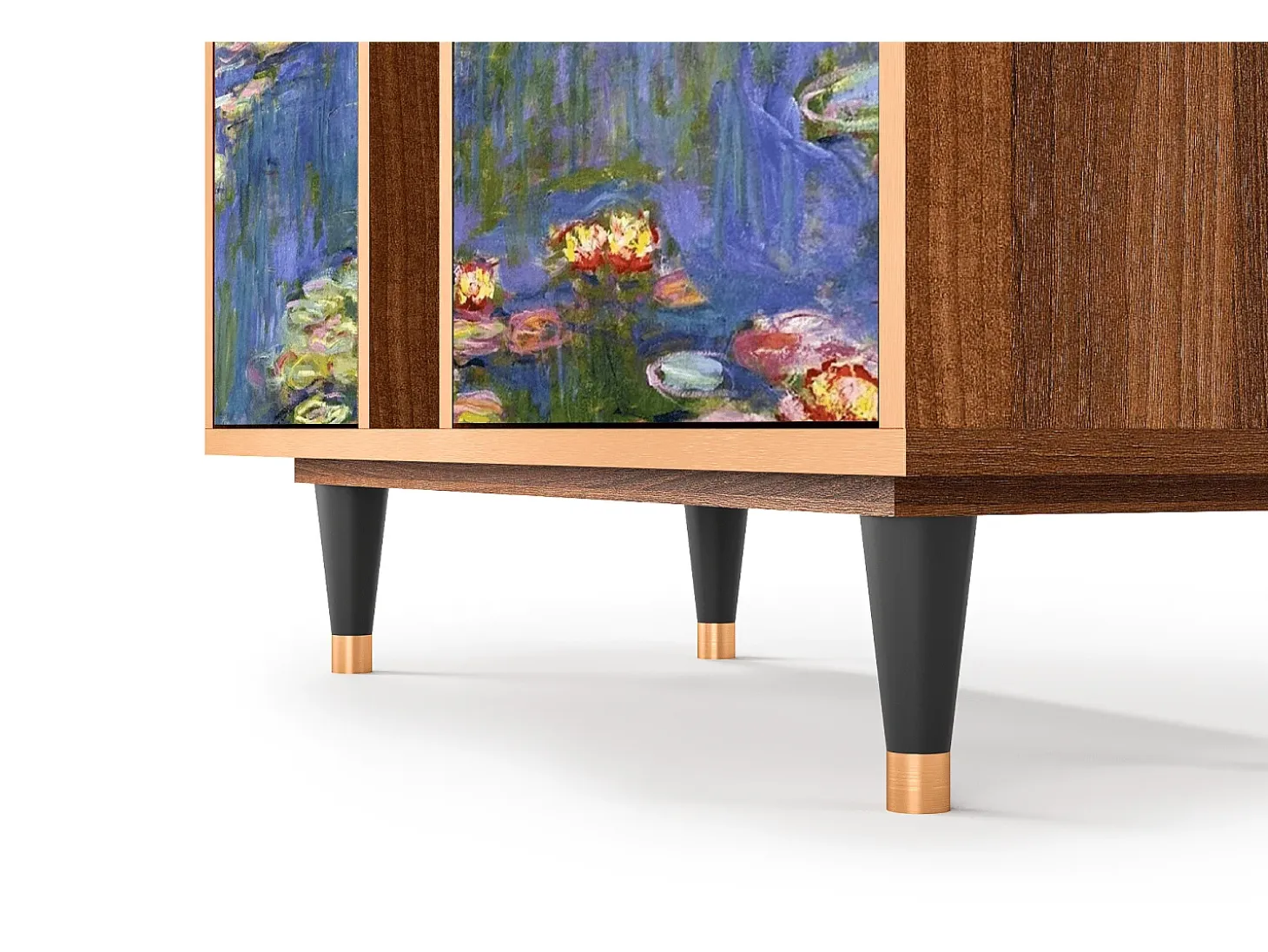 Aparador - 94х96х41 cm - BS5 - The water lily pond , Nogal
