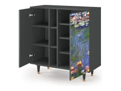 Aparador - 94х96х41 cm - BS5 - The water lily pond , Antracita