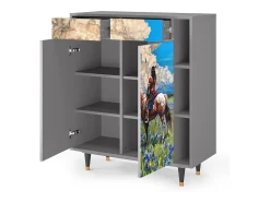 Aparador - 96х110х41 cm - BS6 - Thunderheads by Dean, Gris