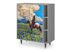 Aparador - 96х110х41 cm - BS6 - Thunderheads by Dean, Gris