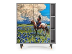 Aparador - 96х110х41 cm - BS6 - Thunderheads by Dean, Gris