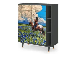 Aparador - 96х110х41 cm - BS6 - Thunderheads by Dean, Antracita