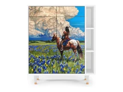 Aparador - 96х110х41 cm - BS6 - Thunderheads by Dean, Blanco