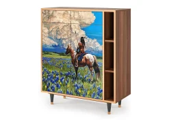 Aparador - 96х110х41 cm - BS6 - Thunderheads by Dean, Nogal