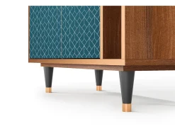 Aparador - 96х110х41 cm - BS6 - Turquoise Geometry, Nogal
