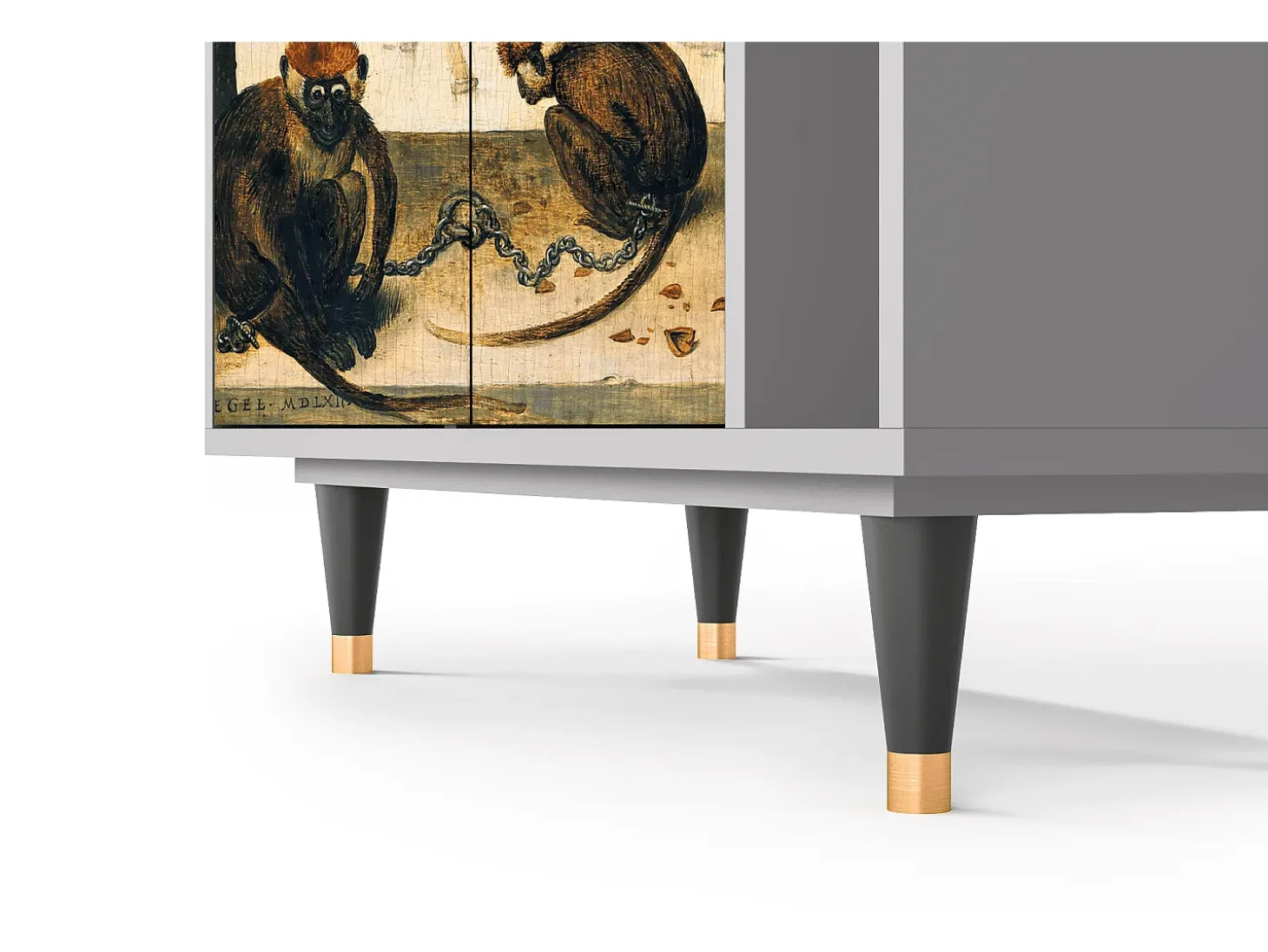 Aparador - 96х110х41 cm - BS6 - Two Monkeys, Gris