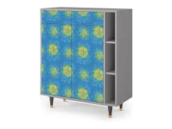 Aparador - 96х110х41 cm - BS6 - Van Gogh Lights, Gris