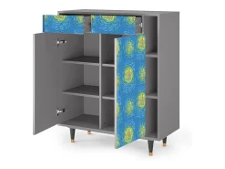 Aparador - 96х110х41 cm - BS6 - Van Gogh Lights, Gris