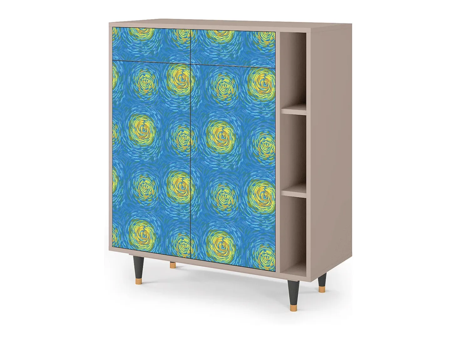 Aparador - 96х110х41 cm - BS6 - Van Gogh Lights, Latte