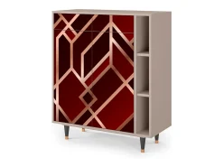 Aparador - 96х110х41 cm - BS6 - Velvet 1920's, Latte