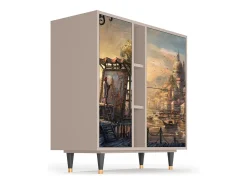 Aparador - 94х96х41 cm - BS5 - Venice, Latte