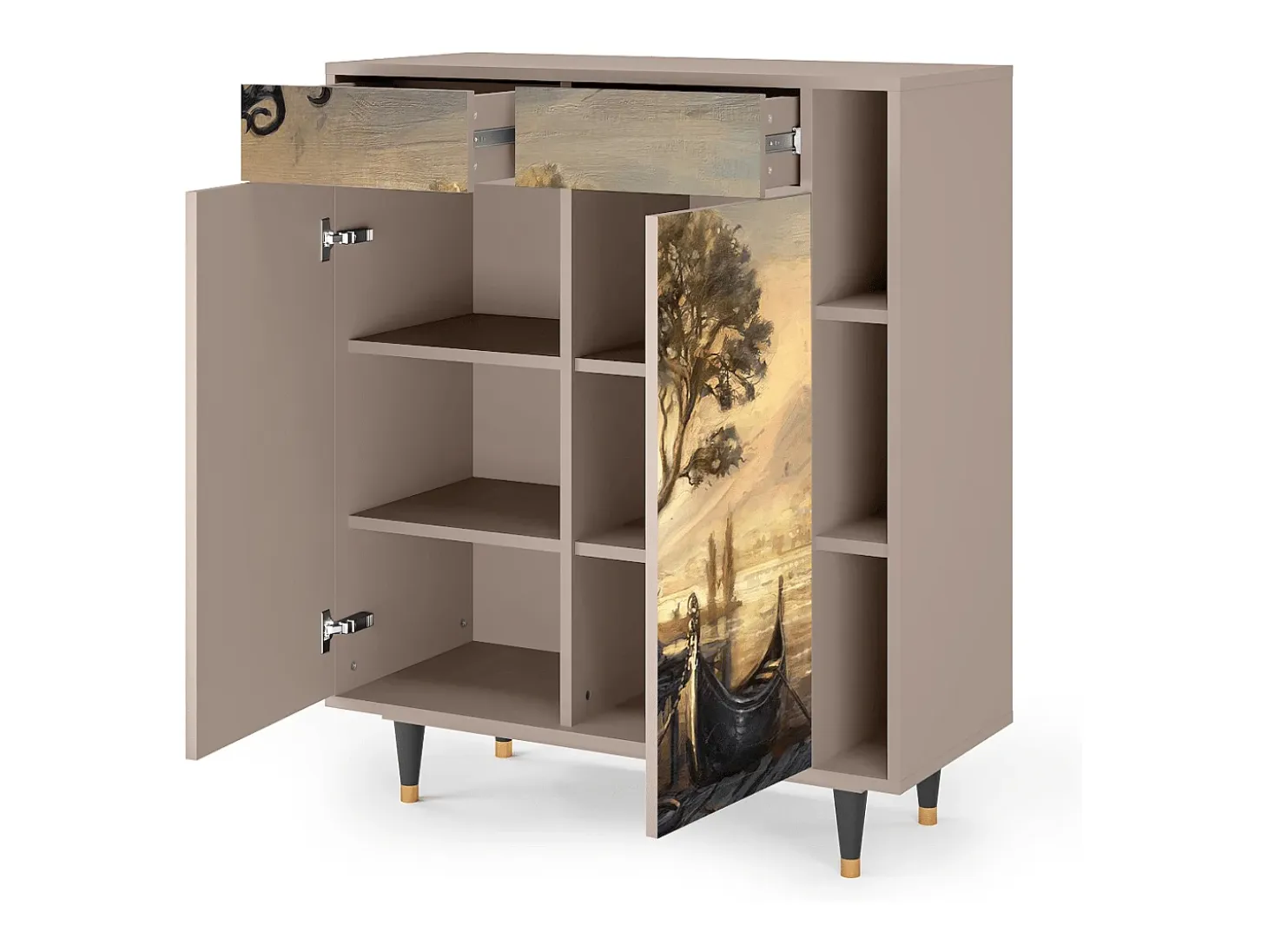 Aparador - 96х110х41 cm - BS6 - Venice, Latte