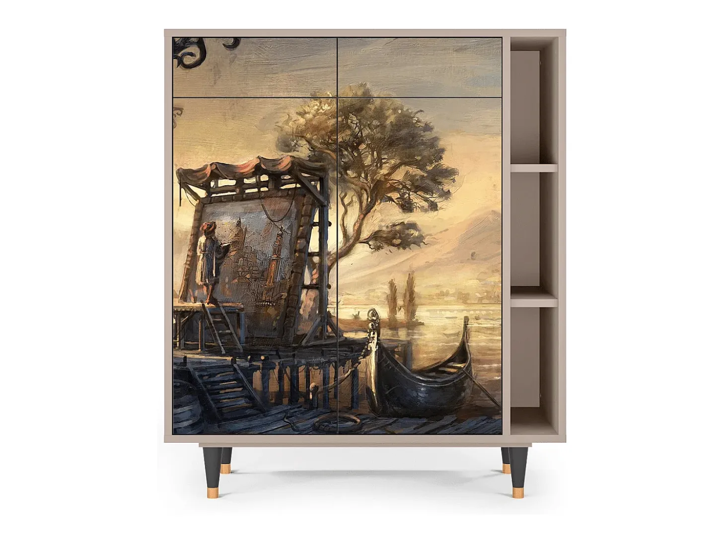 Aparador - 96х110х41 cm - BS6 - Venice, Latte
