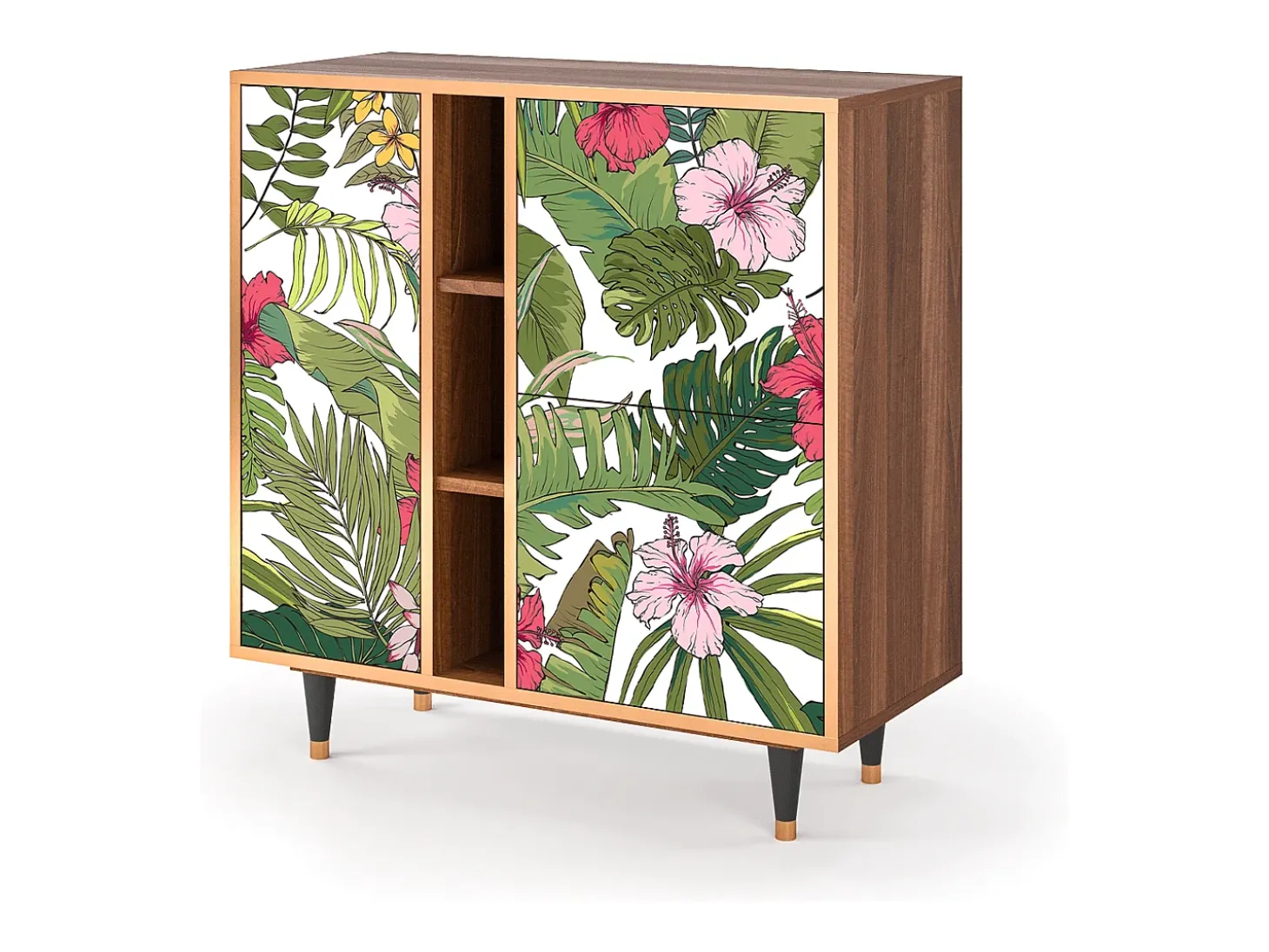 Aparador - 94х96х41 cm - BS5 - Verdant Tropics, Nogal