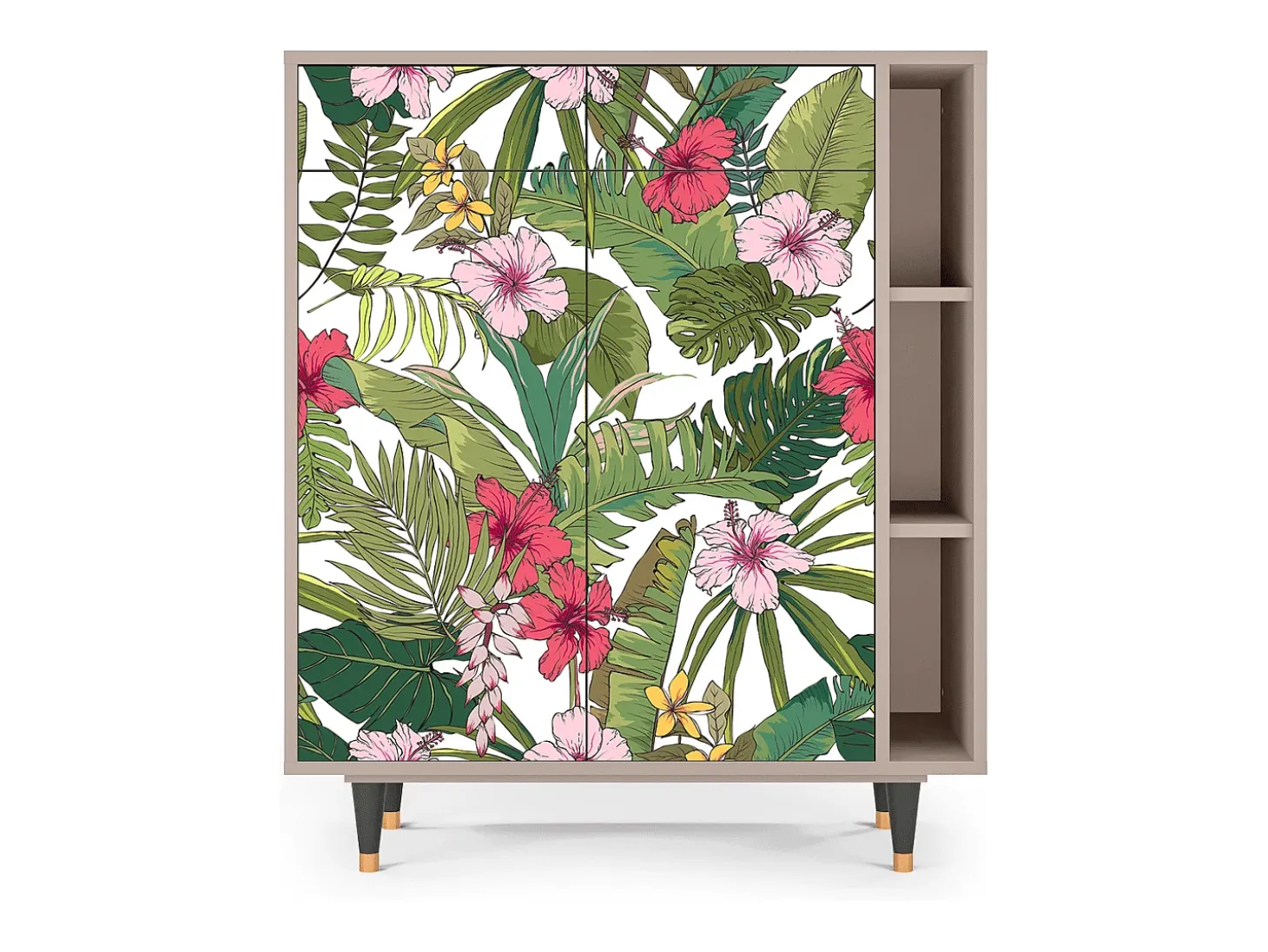 Aparador - 96х110х41 cm - BS6 - Verdant Tropics, Latte