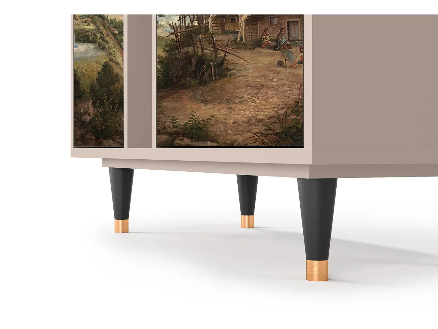 Aparador - 94х96х41 cm - BS5 - View Across the Plains , Latte
