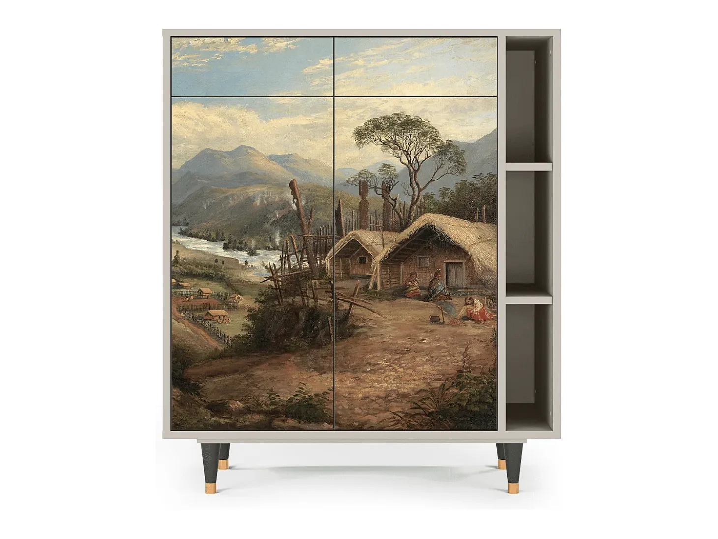Aparador - 96х110х41 cm - BS6 - View Across the Plains , Arena