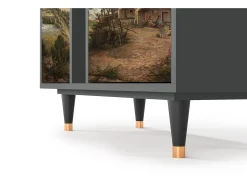 Aparador - 94х96х41 cm - BS5 - View Across the Plains , Antracita