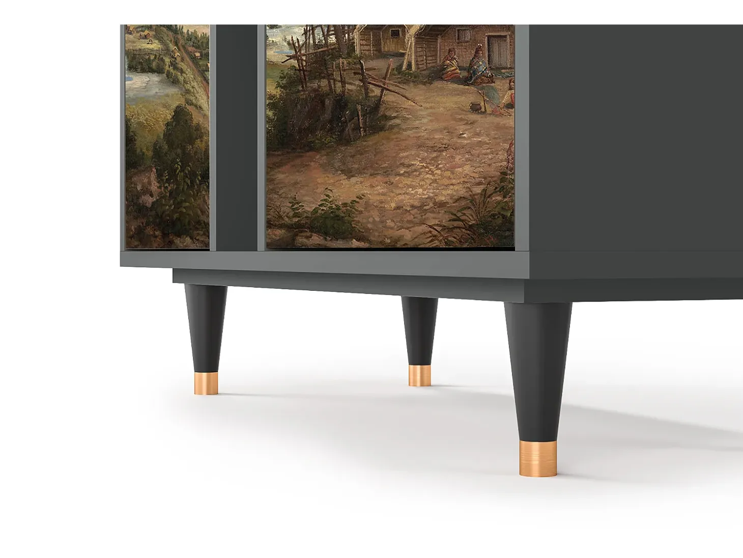 Aparador - 94х96х41 cm - BS5 - View Across the Plains , Antracita