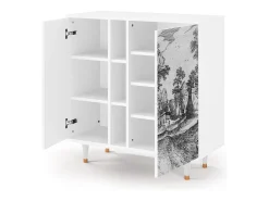 Aparador - 94х96х41 cm - BS5 - Village Road, Blanco