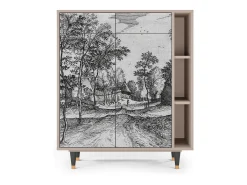 Aparador - 96х110х41 cm - BS6 - Village Road, Latte