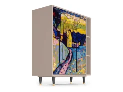 Aparador - 96х110х41 cm - BS6 - Winter Landscape, Latte