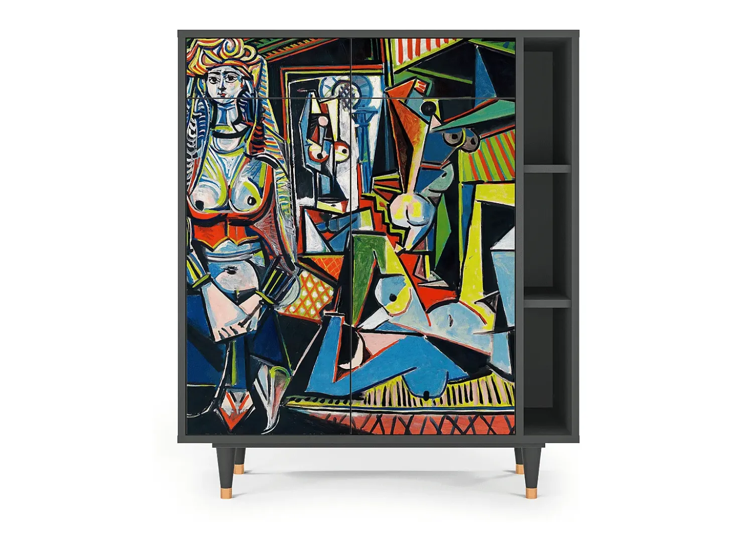 Aparador - 96х110х41 cm - BS6 - Women of Algiers, Antracita