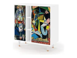 Aparador - 94х96х41 cm - BS5 - Women of Algiers, Blanco
