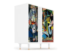 Aparador - 94х96х41 cm - BS5 - Women of Algiers, Blanco