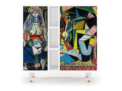 Aparador - 94х96х41 cm - BS5 - Women of Algiers, Blanco