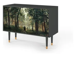 Aparador - 115х84х41 cm - S3 - Rain in the Oak Forest, Antracita