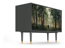 Aparador - 115х84х41 cm - S3 - Rain in the Oak Forest, Antracita