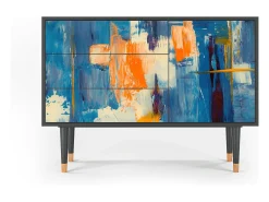 Aparador - 115х84х41 cm - S3 - Abstract Expressionism, Antracita
