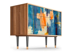 Aparador - 115х84х41 cm - S3 - Abstract Expressionism, Nogal