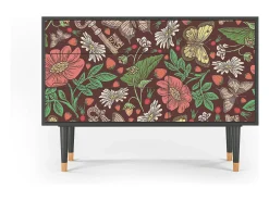 Aparador - 115х84х41 cm - S3 - Alice in Wonderland, Antracita