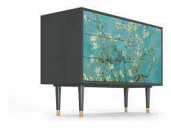 Aparador - 115х84х41 cm - S3 - Almond Blossom, Antracita