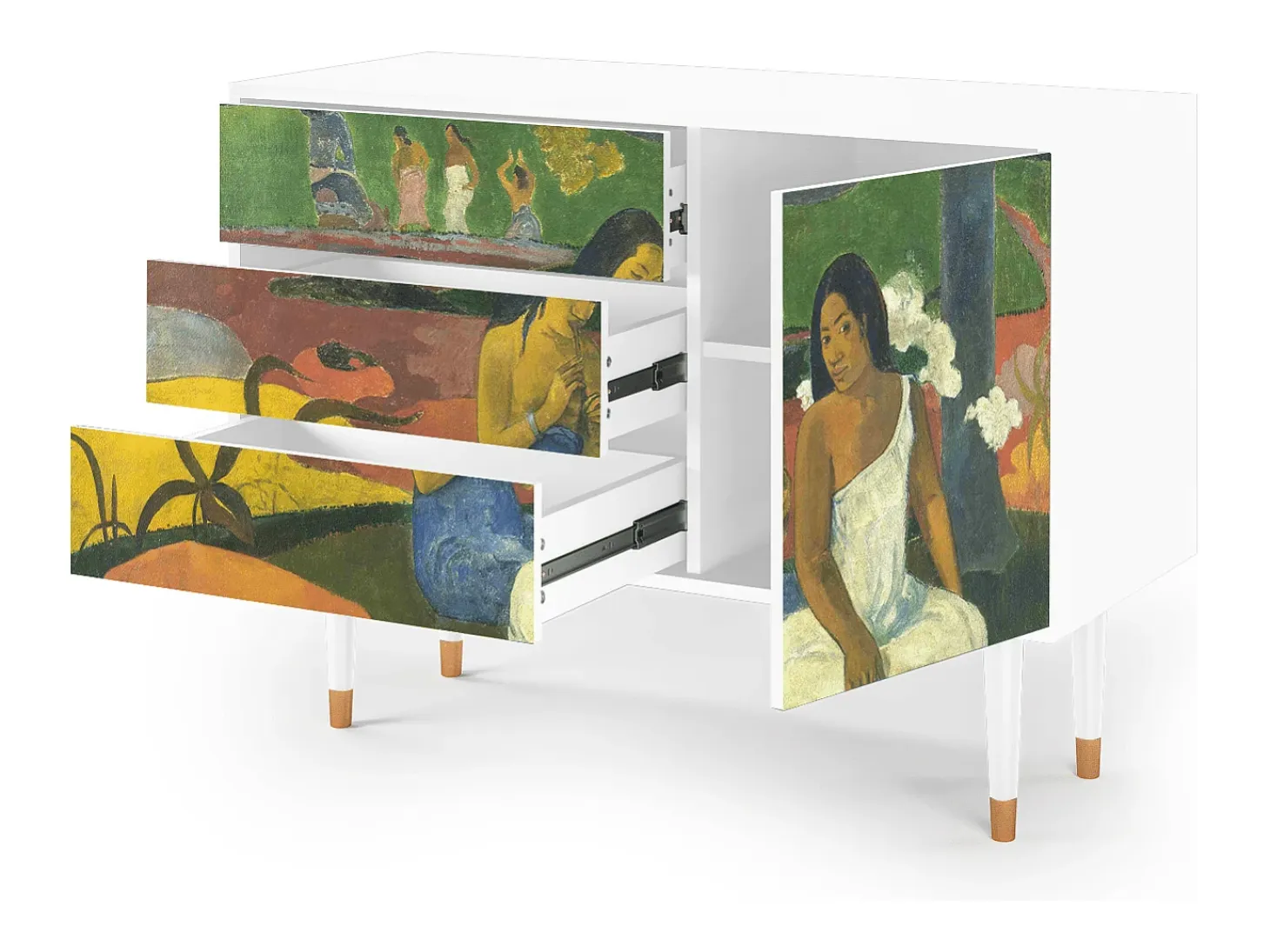 Aparador - 115х84х41 cm - S3 - Arearea , Blanco