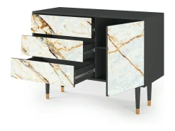 Aparador - 115х84х41 cm - S3 - Arenay Marble, Antracita