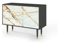 Aparador - 115х84х41 cm - S3 - Arenay Marble, Antracita