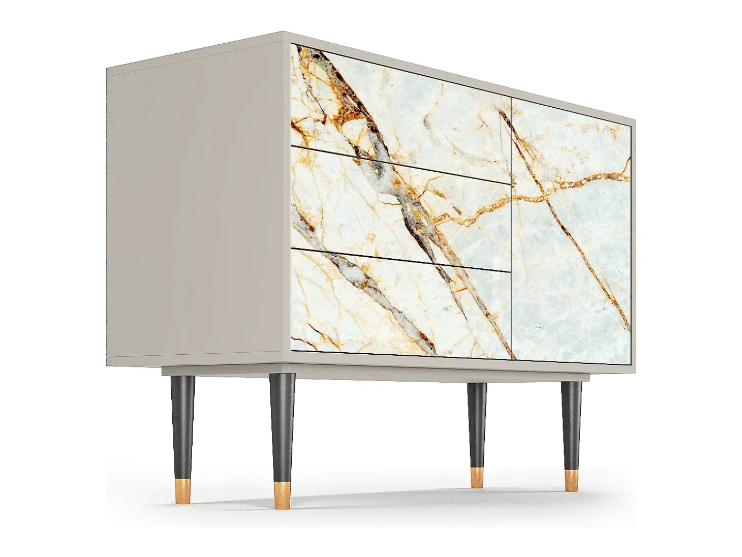 Aparador - 115х84х41 cm - S3 - Arenay Marble, Arena
