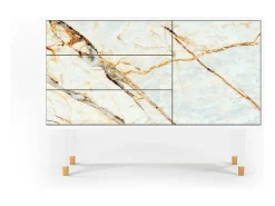Aparador - 115х84х41 cm - S3 - Arenay Marble, Blanco