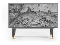 Aparador - 115х84х41 cm - S3 - Big Fish Eat Little, Gris