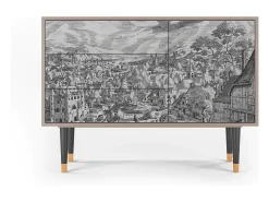 Aparador - 115х84х41 cm - S3 - Bird Dropping, Latte